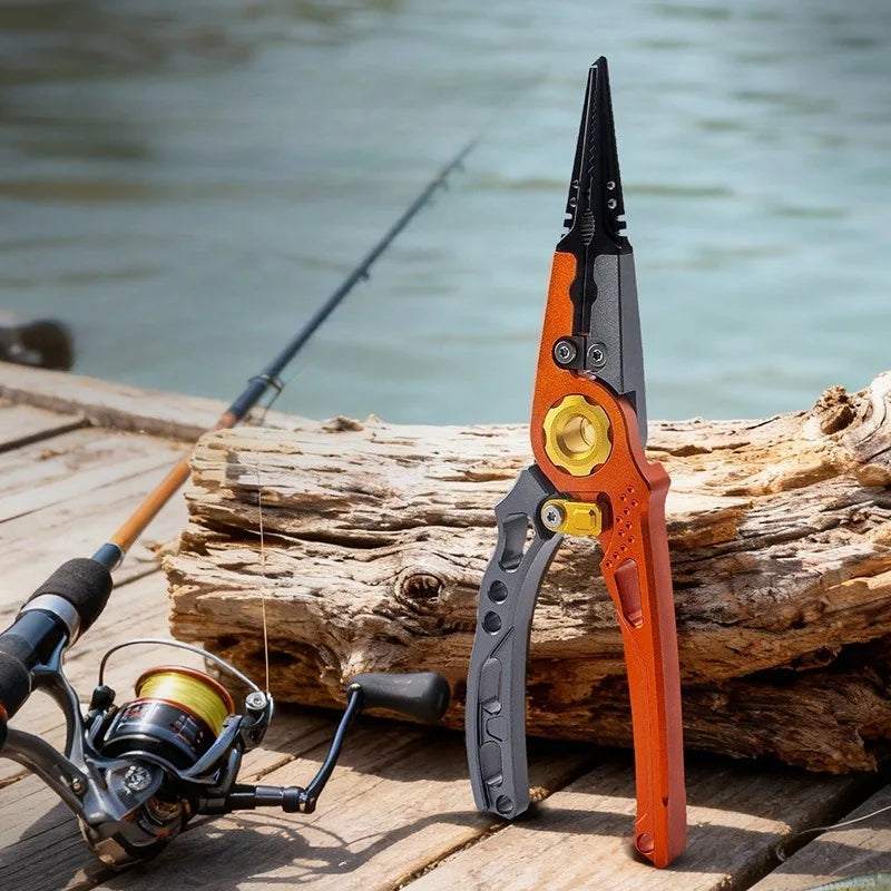 Aluminum Alloy Multifunctional Fishing Pliers & Hook Remover