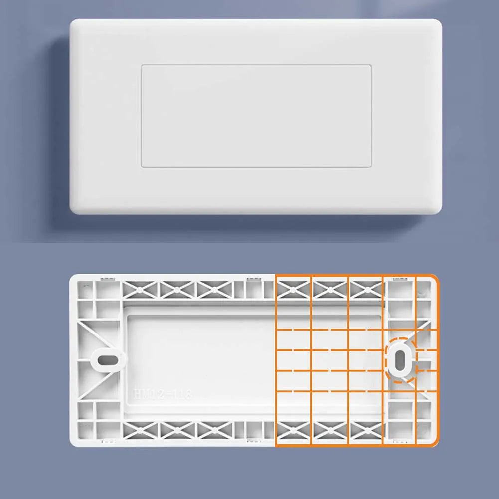 118 Type Blank Wall Plate Cover | Outlet & Socket Panel
