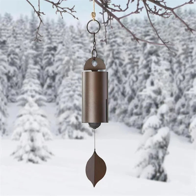 Vintage Metal Wind Chimes – Deep Resonance Bell for Garden & Home