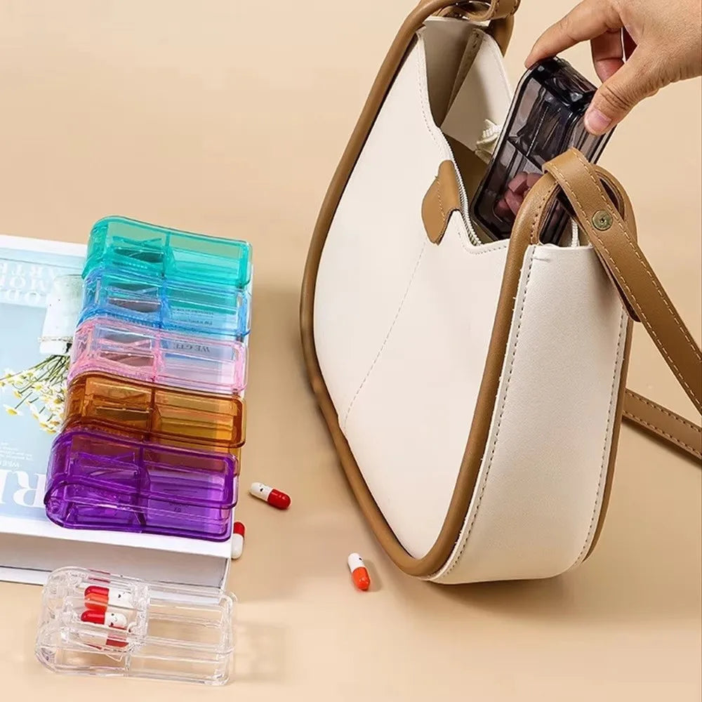 Portable 2-in-1 Pill Cutter & Medicine Storage Box