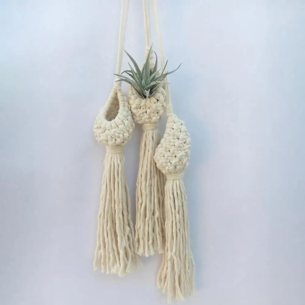 Macrame Hanging Basket | Handmade Cotton Plant Hanger