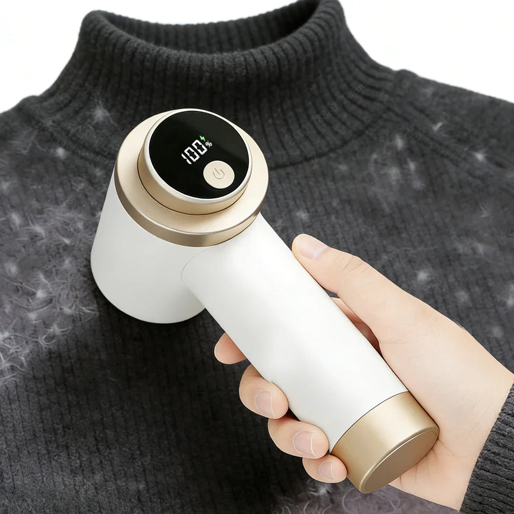 USB Rechargeable Lint Remover – 6-Blade Fabric Shaver