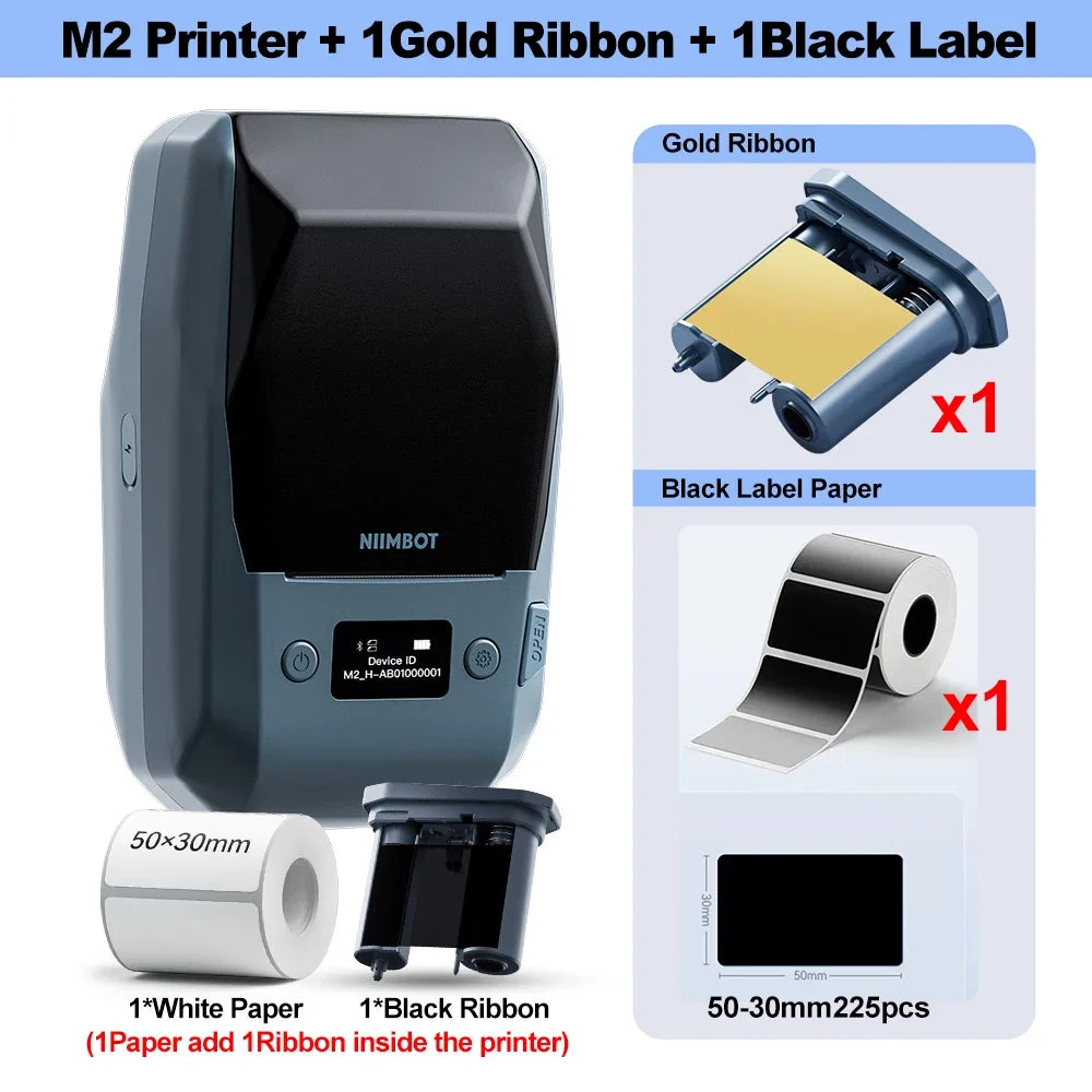 Niimbot M2 Thermal Transfer Label Printer – Barcode & Tag Maker