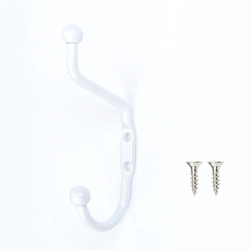 Vintage Zinc Alloy Wall Hooks Set – Coat, Towel & Key Hanger
