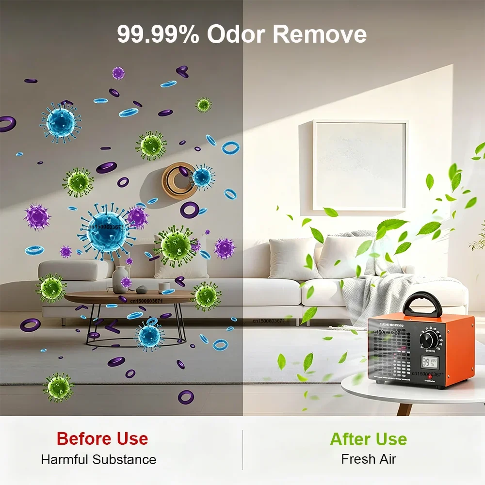 Raugee 60g/h Ozone Generator – Air Purifier & Odor Eliminator