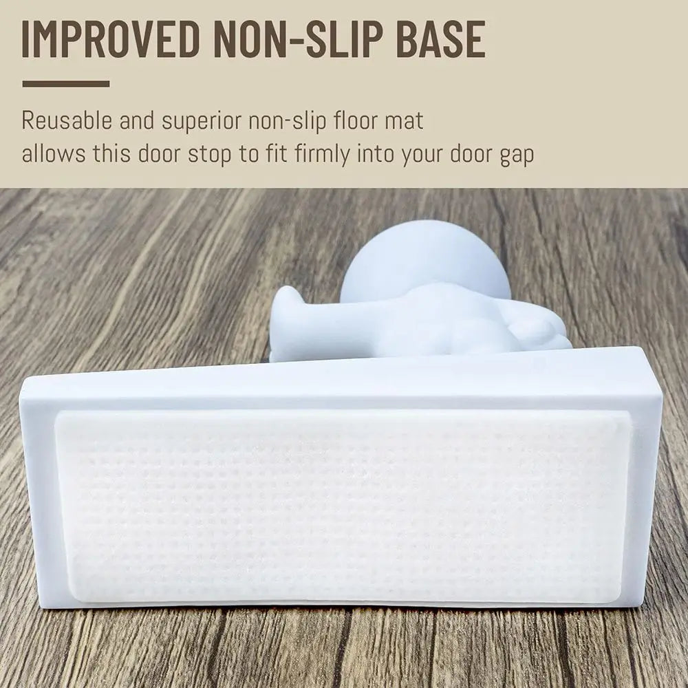 Cute Cartoon Action Figure Door Stop – No-Drill Non-Slip