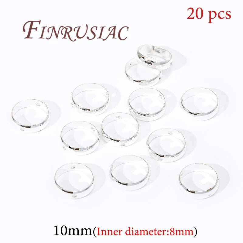 20Pcs 18K Gold Plated Bead Frames | DIY Jewelry Spacers