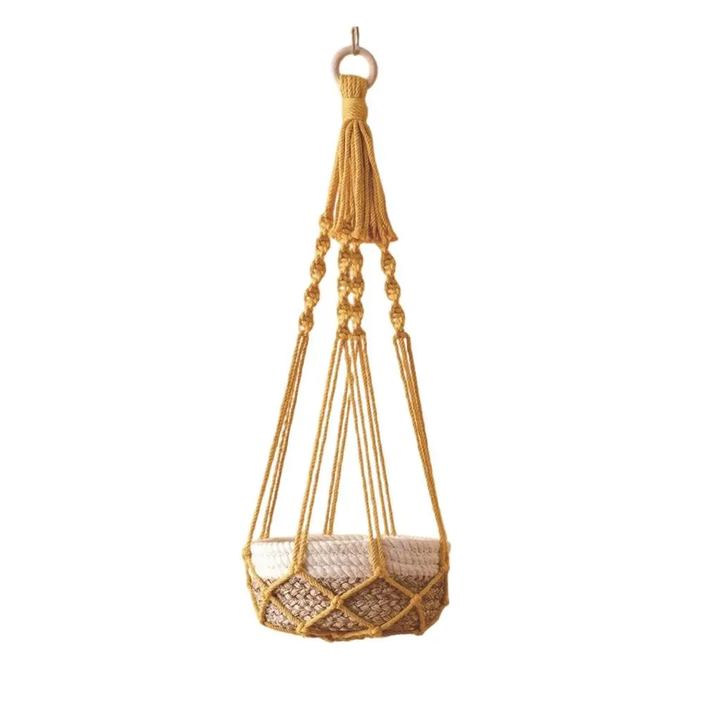Macrame Plant Hanger Cotton Rope – Indoor & Balcony Décor