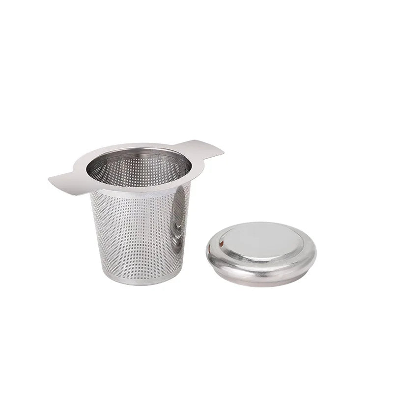 Stainless Steel Tea Infuser with Lid | Loose Leaf Strainer