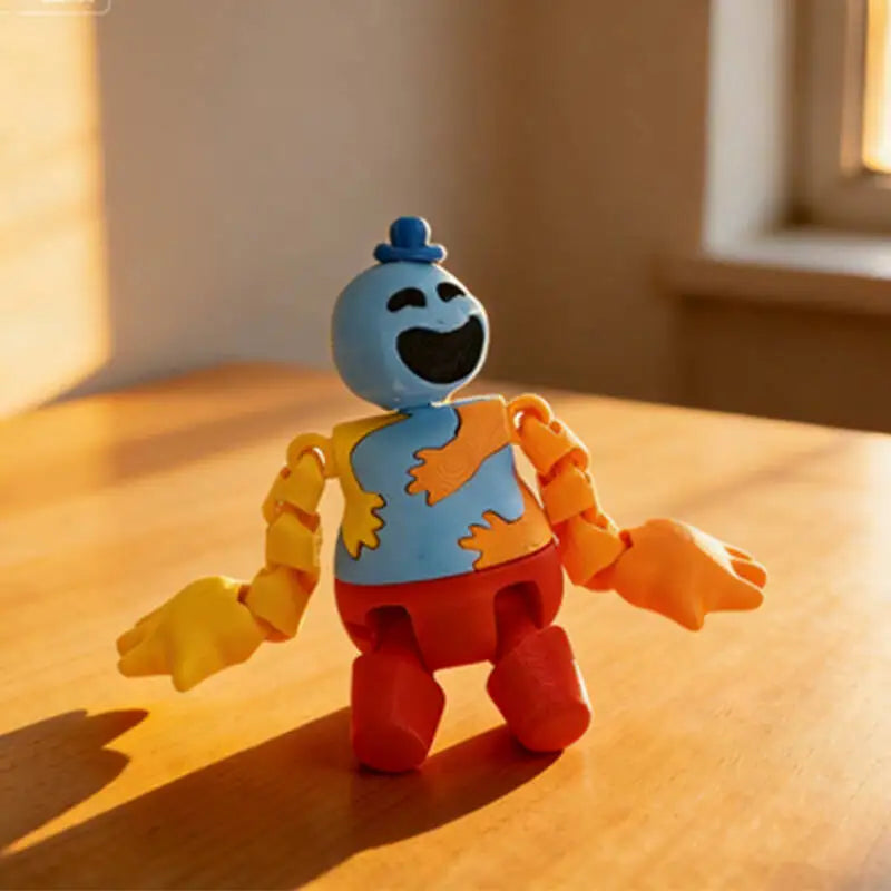 3D Printed Articulated Monster Figure | Poseable Horror Collectible