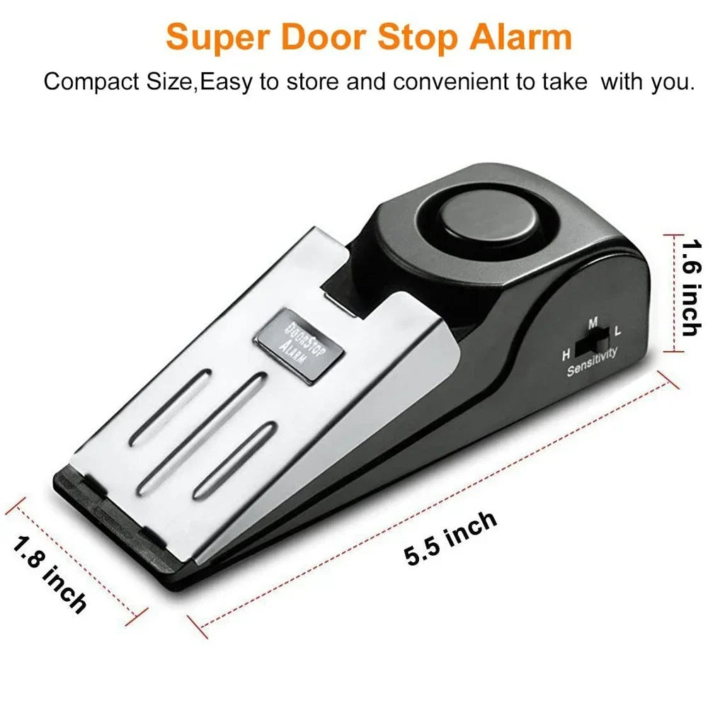 Wedge Door Stop Alarm – 120dB Portable Security Alert