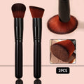 2Pcs Makeup Brush Set – Contour & Blush Brushes | Nixie
