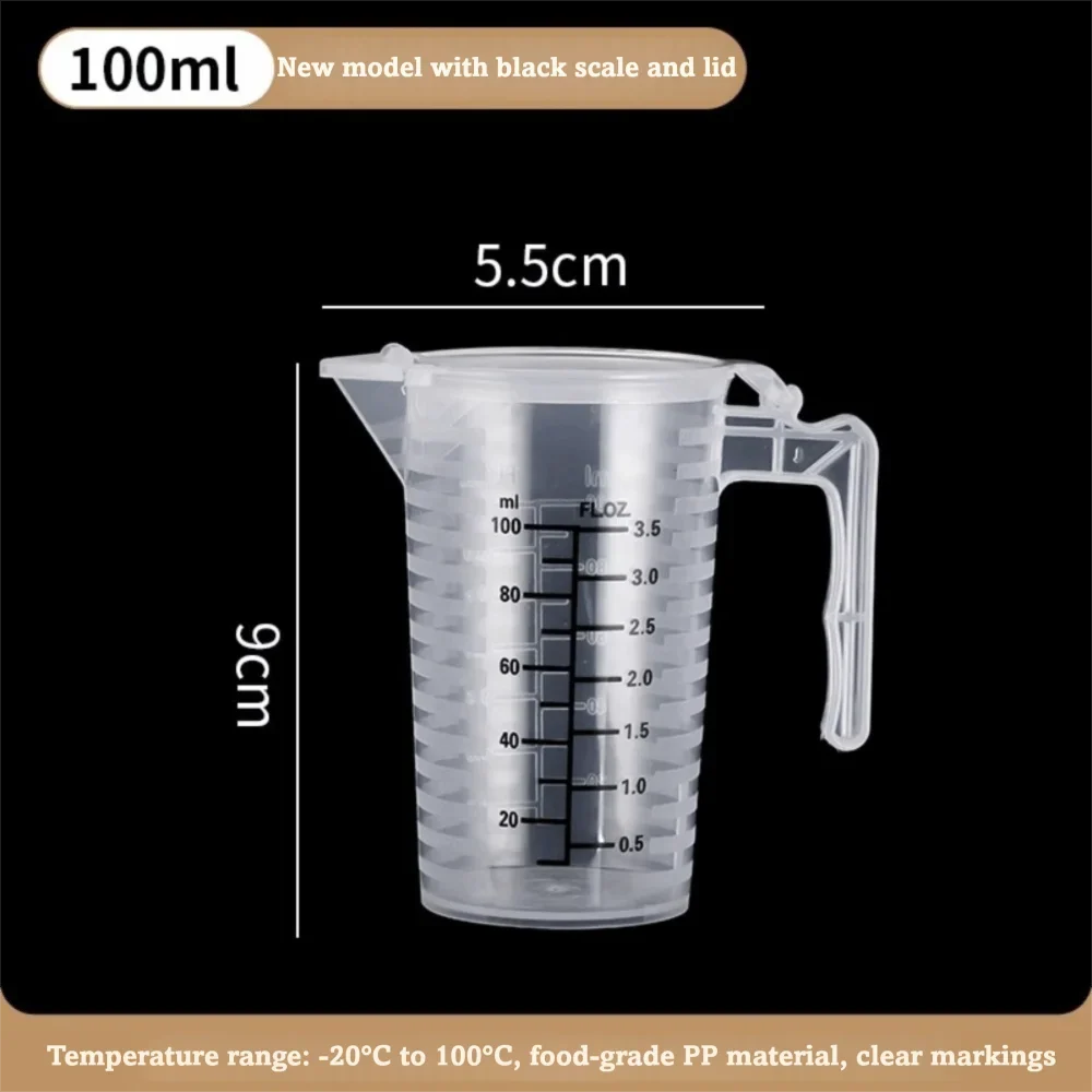 Clear Measuring Cup with Lid & Scale 100–5000mL | Nixie