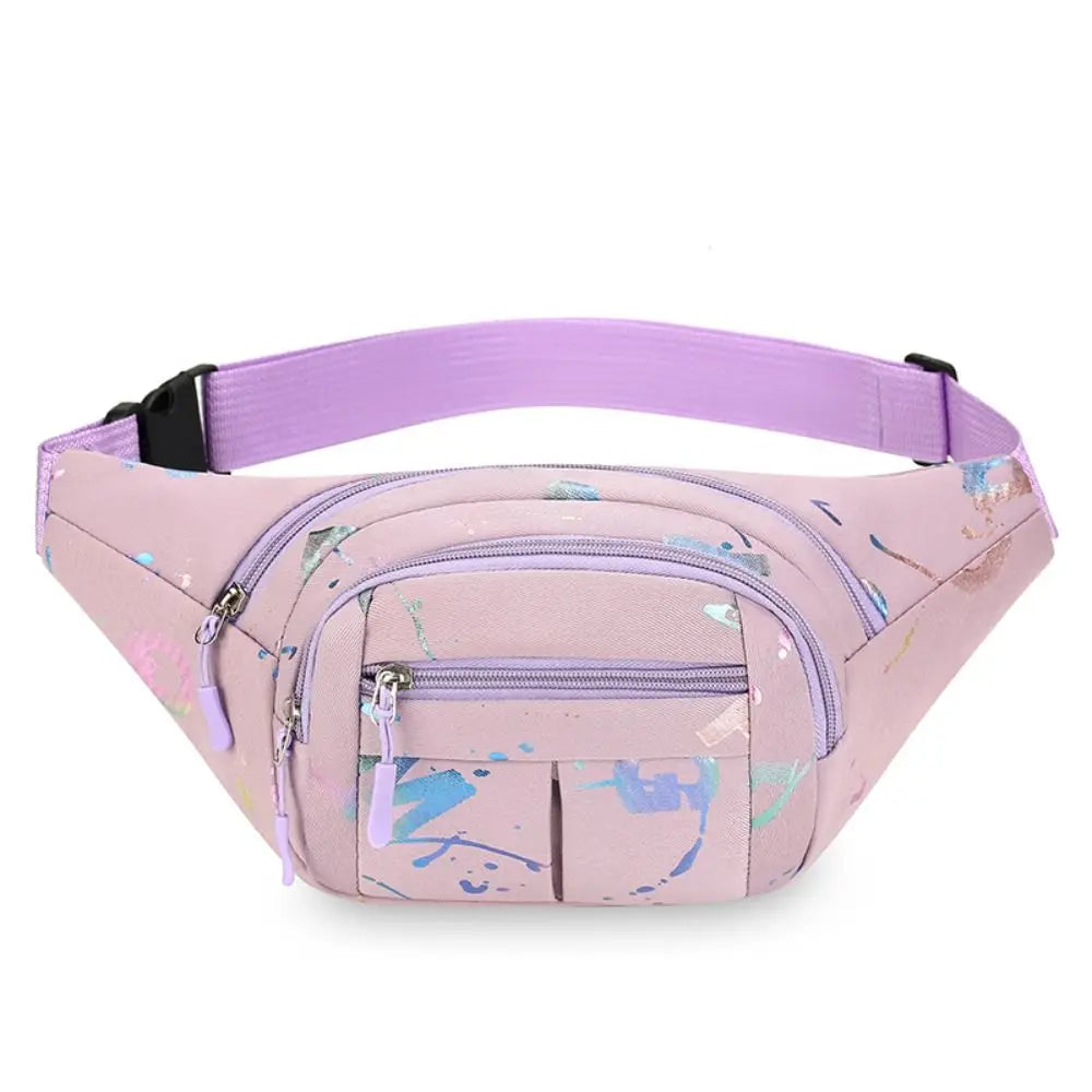 Women's Sport Waist Bag – Multi-Compartment Crossbody