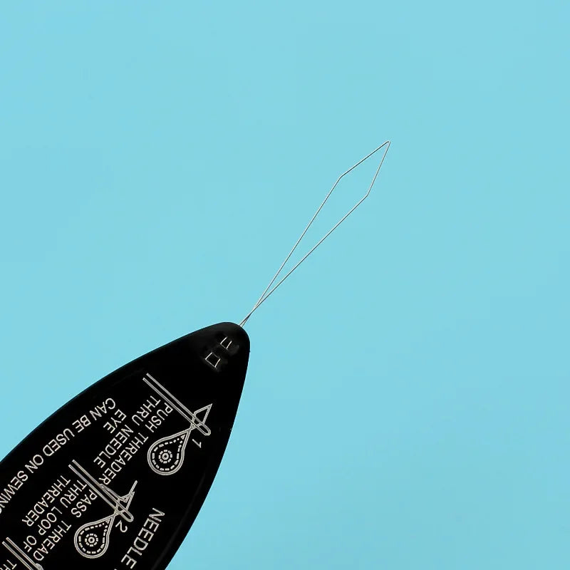 10-Pack Black Sheet Needle Threaders – DIY Sewing Tool Set