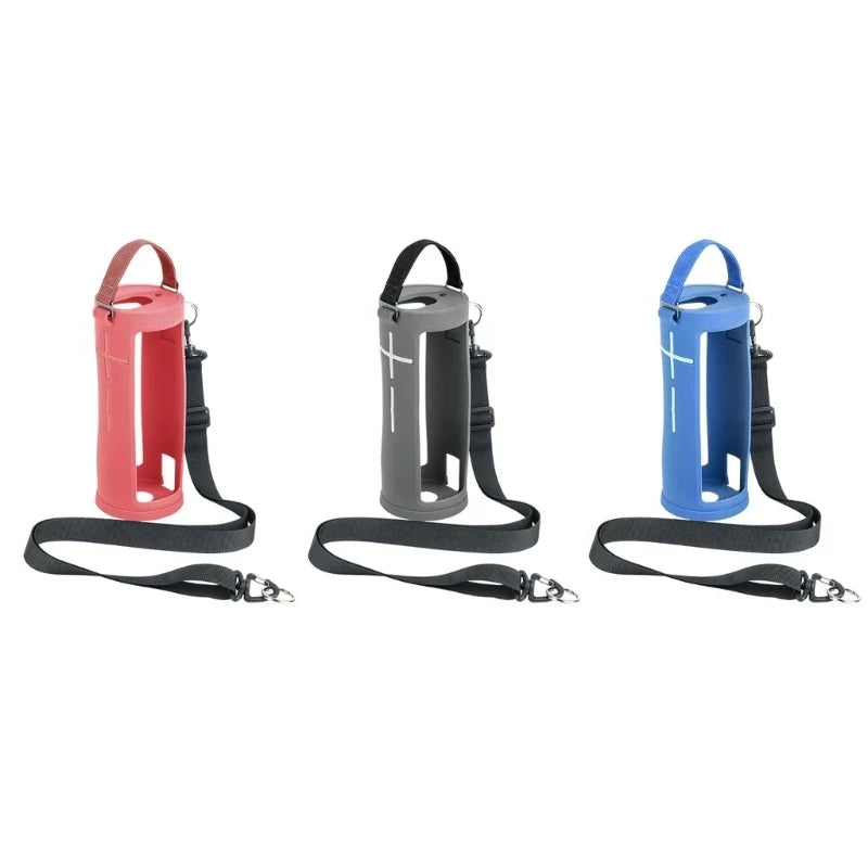 Silicone Carrying Case with PU Strap for UE Megaboom 3