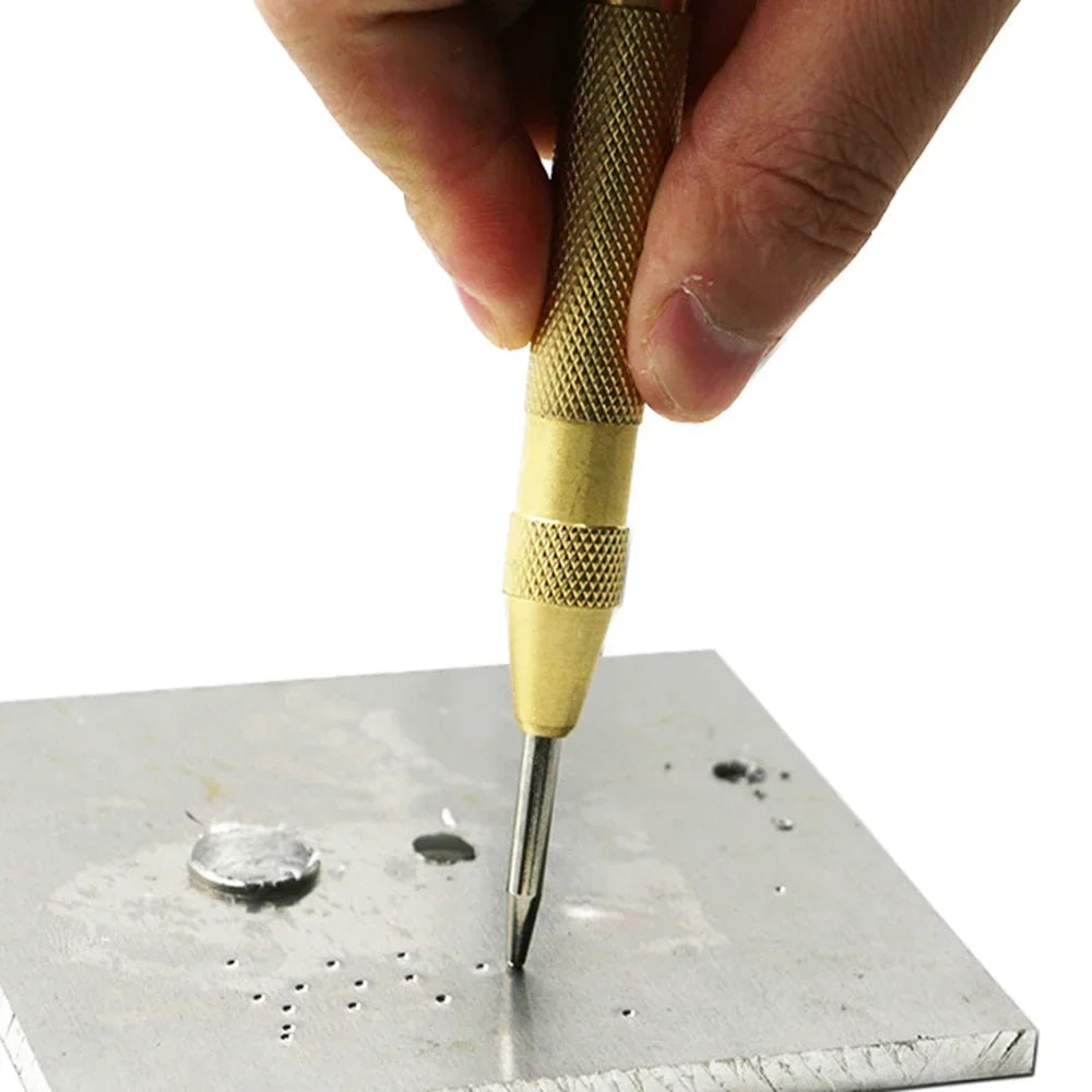 STONEGO Spring-Loaded Center Punch | Precision Drill Marker Tool
