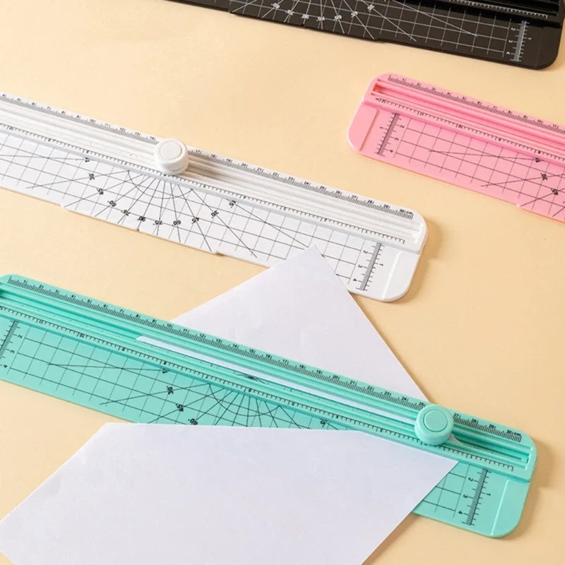 Paper Photo Trimmer with Side Ruler – Scrapbooking Cutter Tool