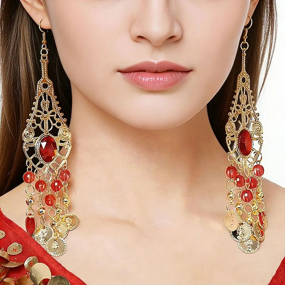 Bohemian Sequin Head Chain Indian Belly Dance Headdress