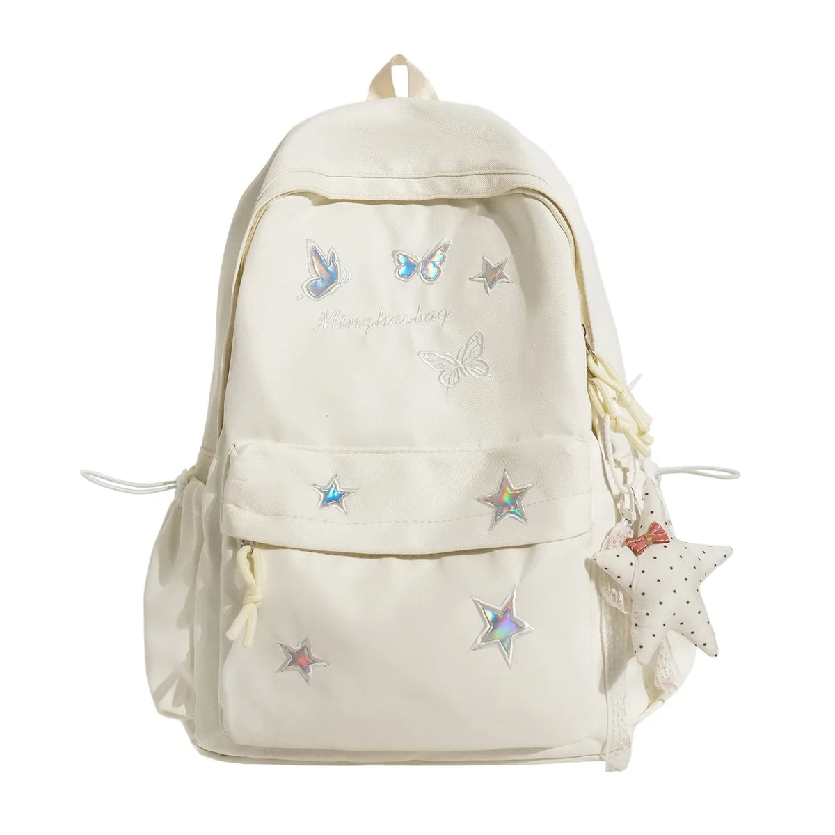 Women's Star Backpack – Korean College Style School Bag for Girls