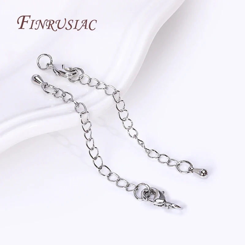Gold Plated 66mm Extension Chain & Lobster Clasps – DIY Jewelry