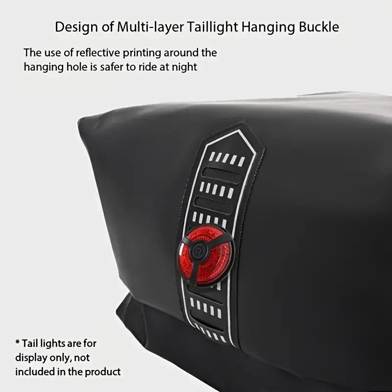 10L Waterproof Bike Seat Bag – Large Saddle Storage Pouch