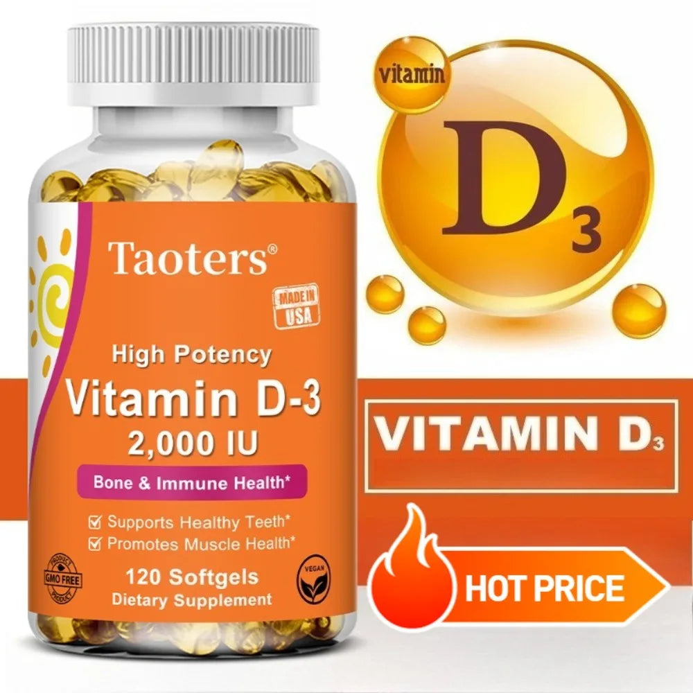 STRESSXCEL Vitamin D3 2000IU – Bone, Muscle & Immune Support