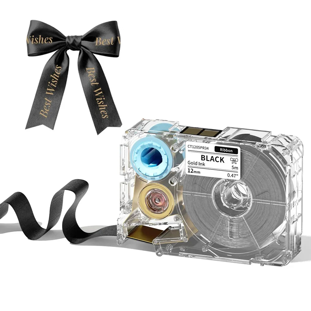 Phomemo A30 P15 Satin Fabric Ribbon Cartridges 12mm DIY Crafts