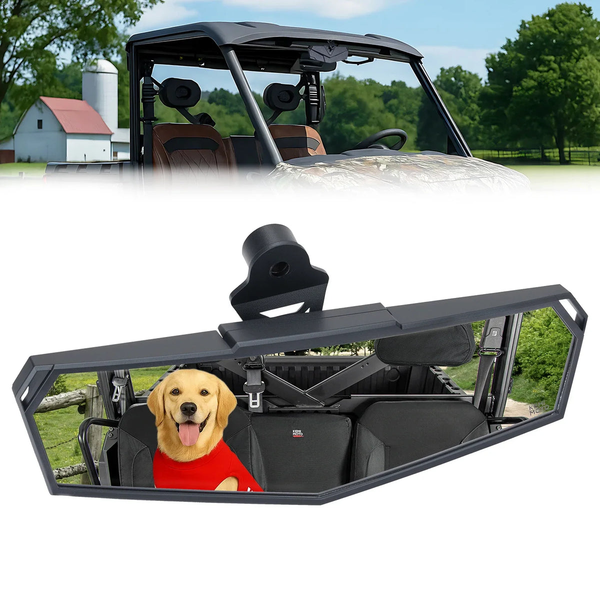 CFMOTO UFORCE ZForce 950 Center Rear View Mirror Top Mount