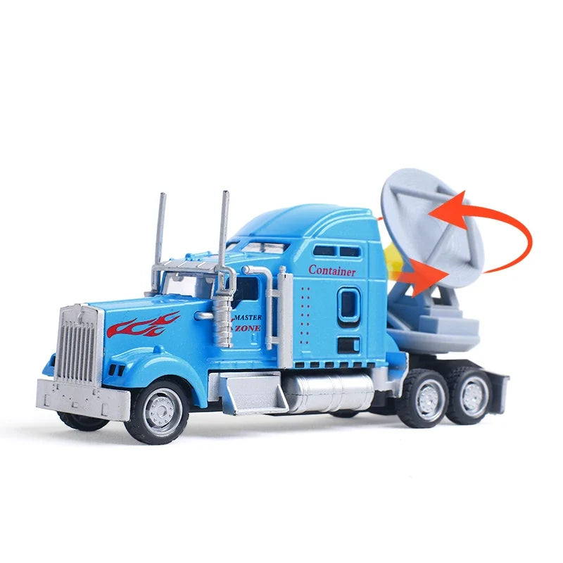 DOW6 Doppler Radar Storm Chaser Truck Toy – 15cm Friction Model