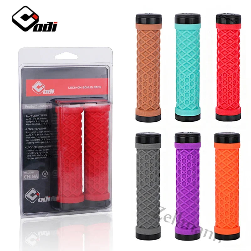 ODI Silicone Lock-On MTB Bike Grips | BMX Handlebar Cover
