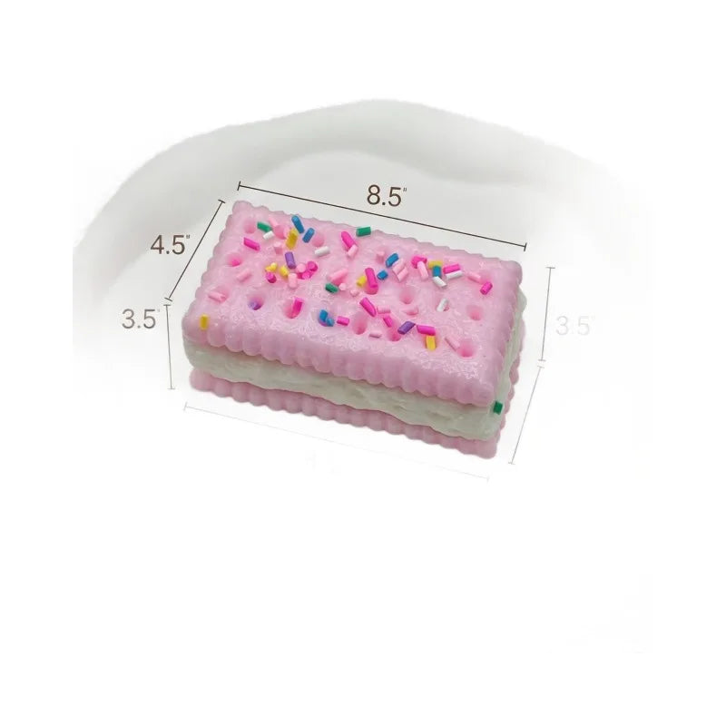 Slow Rising Squishy Food Toy – Soda, Sandwich & Cookie