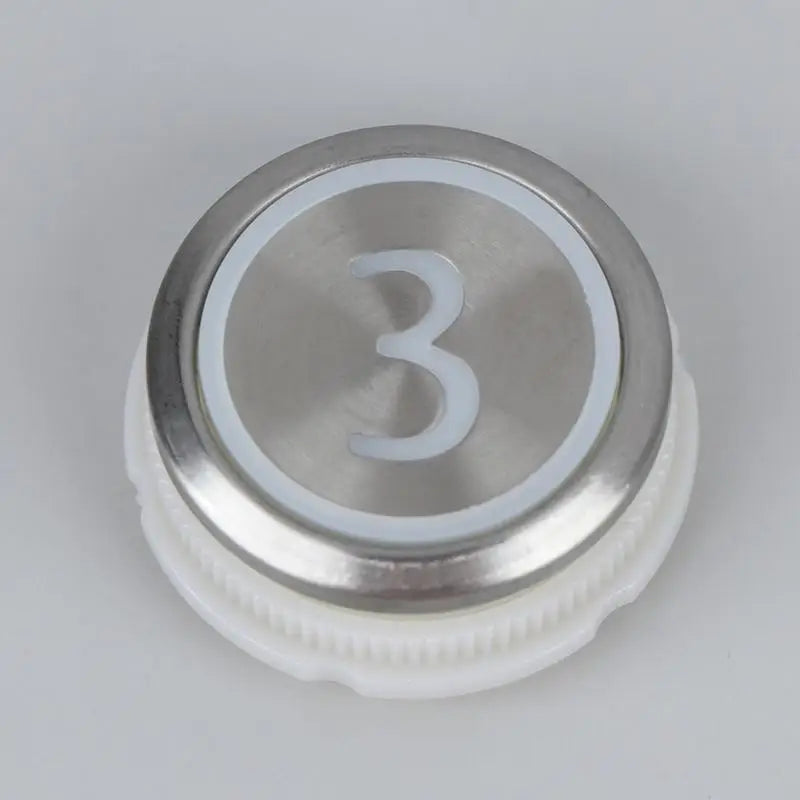 Round Stainless Steel Elevator Button – Floors 1-6 & Up/Down