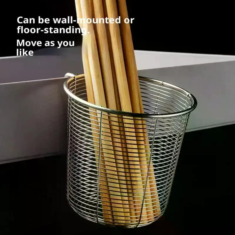 Stainless Steel Chopstick Holder & Utensil Drainer Rack