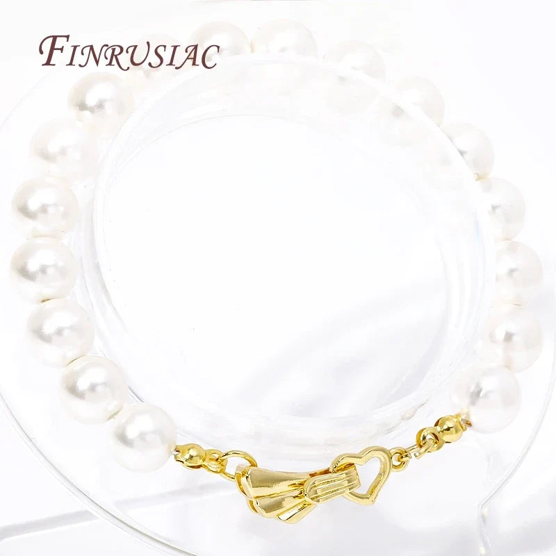 Angel Wings Heart Clasp 18K Gold Plated – DIY Jewelry Connector