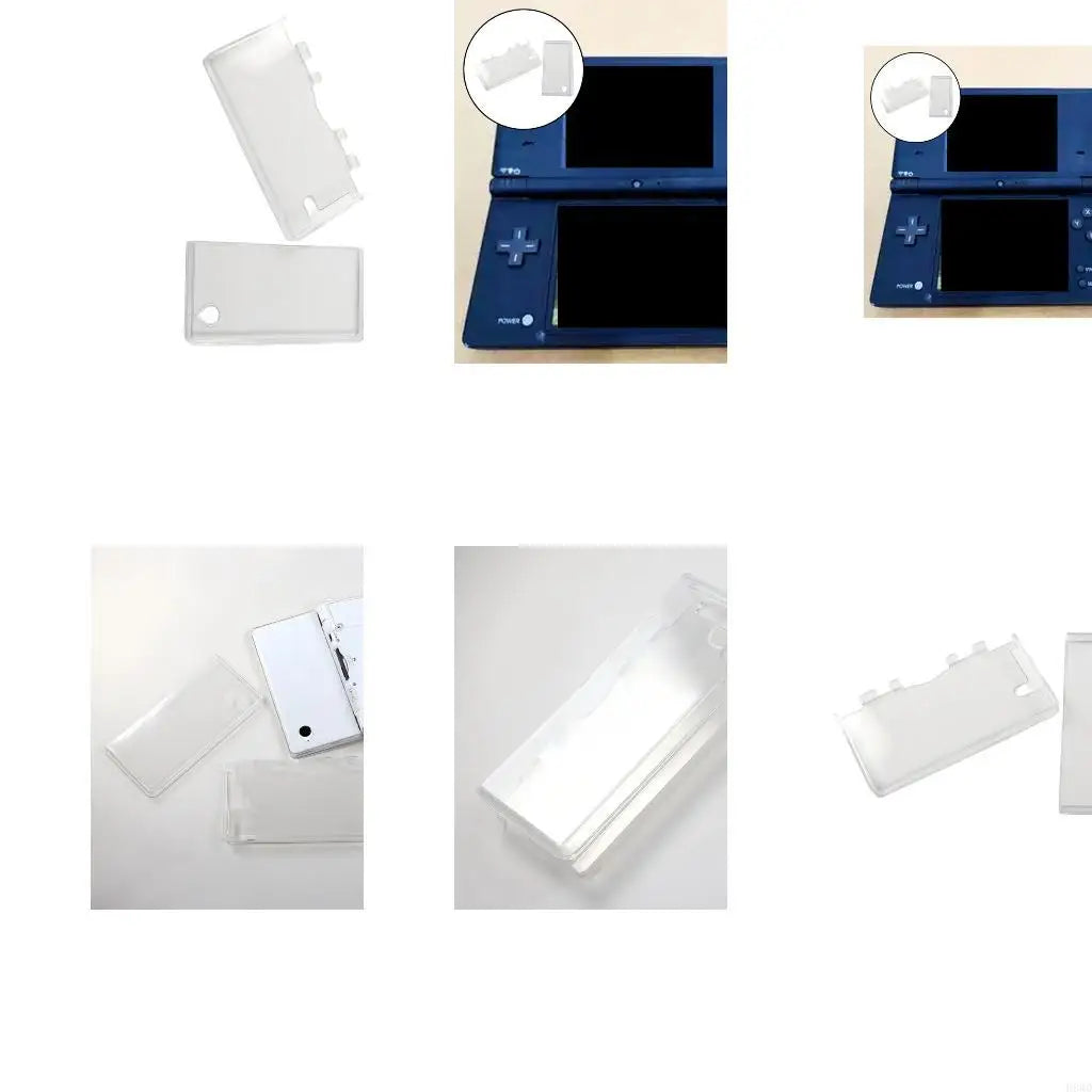 Clear TPU Case Set for Folding Game Console – Upper & Lower Shell