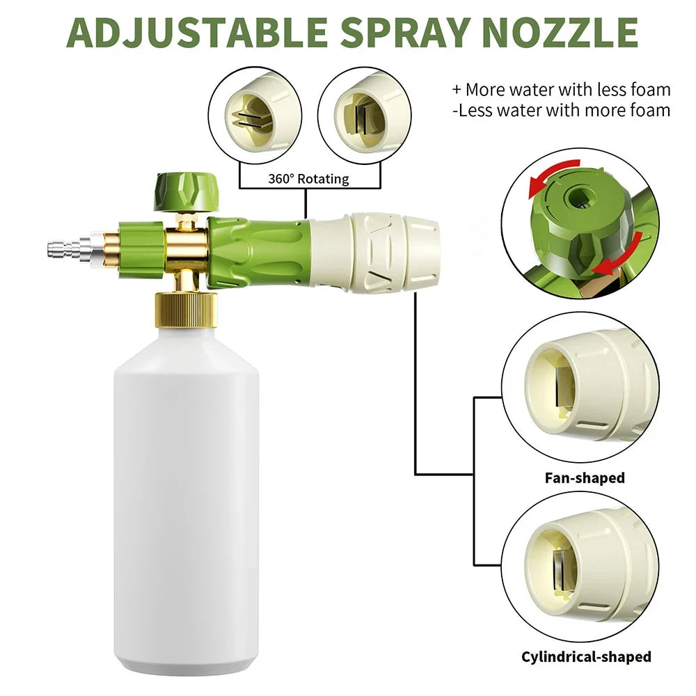 Snow Foam Cannon Lance – Adjustable Car Wash Spray Gun