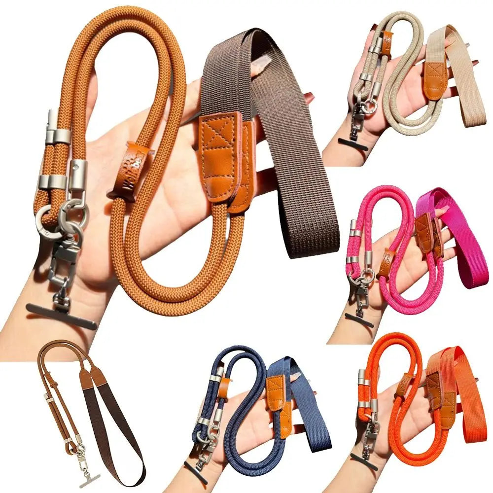 Universal Adjustable Crossbody Phone Strap 360° Metal Hook