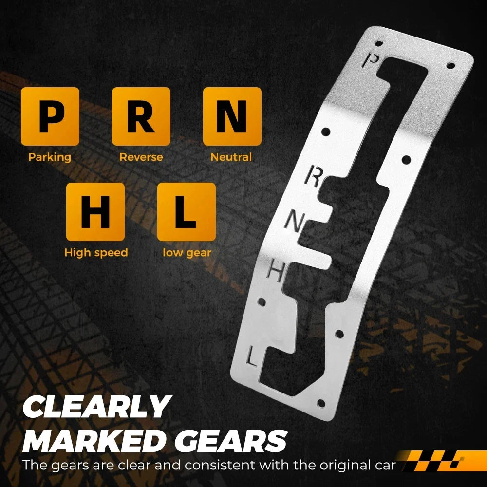 Stainless Steel Shift Gate Plate – Can-Am Maverick X3 2017-2025