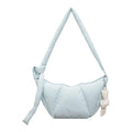 Women's Large Capacity Cotton Puffer Crossbody Dumpling Bag