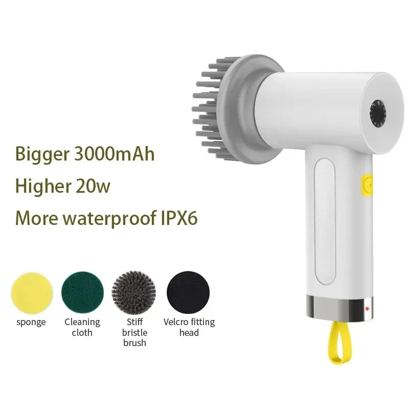 Rechargeable Electric Cleaning Brush – Wireless Handheld Scrubber