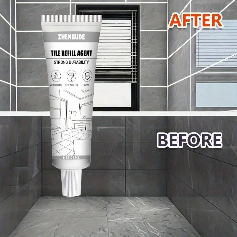 White Tile Grout & Waterproof Sealant – Floors, Walls, Countertops