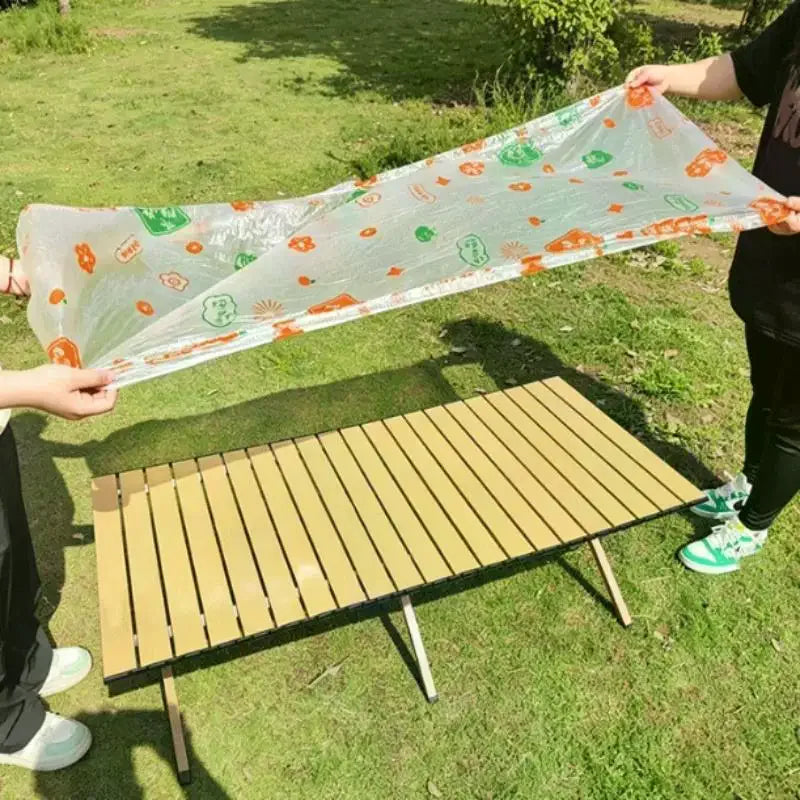 10-Pack Disposable Plastic Tablecloths – Waterproof & Oil-Proof