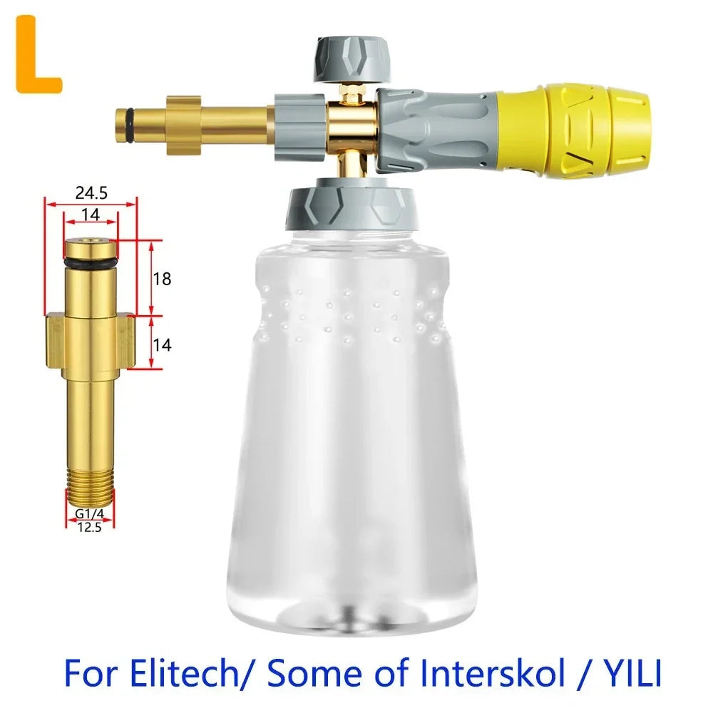 Snow Foam Lance Foam Cannon | Adjustable Pressure Washer Gun