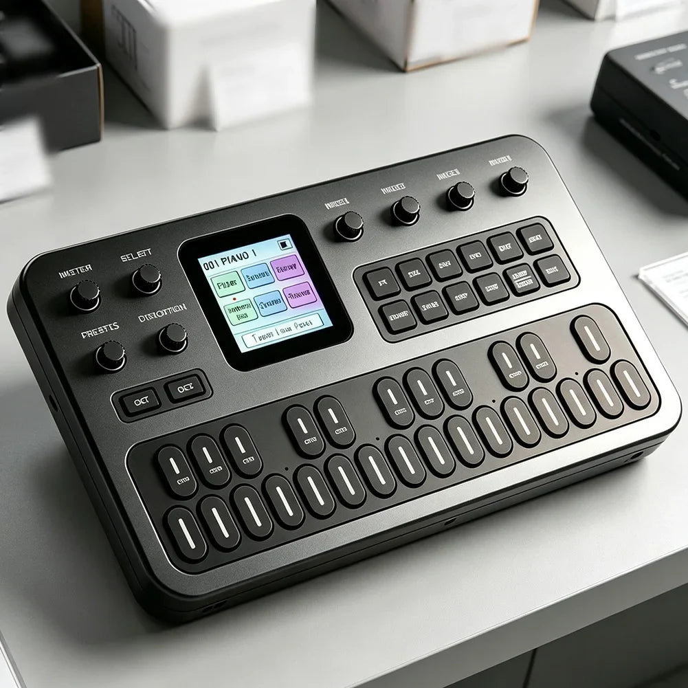HpLive FM-1 Mini FM Synthesizer – 27-Key, 12-Voice, Built-in Speaker