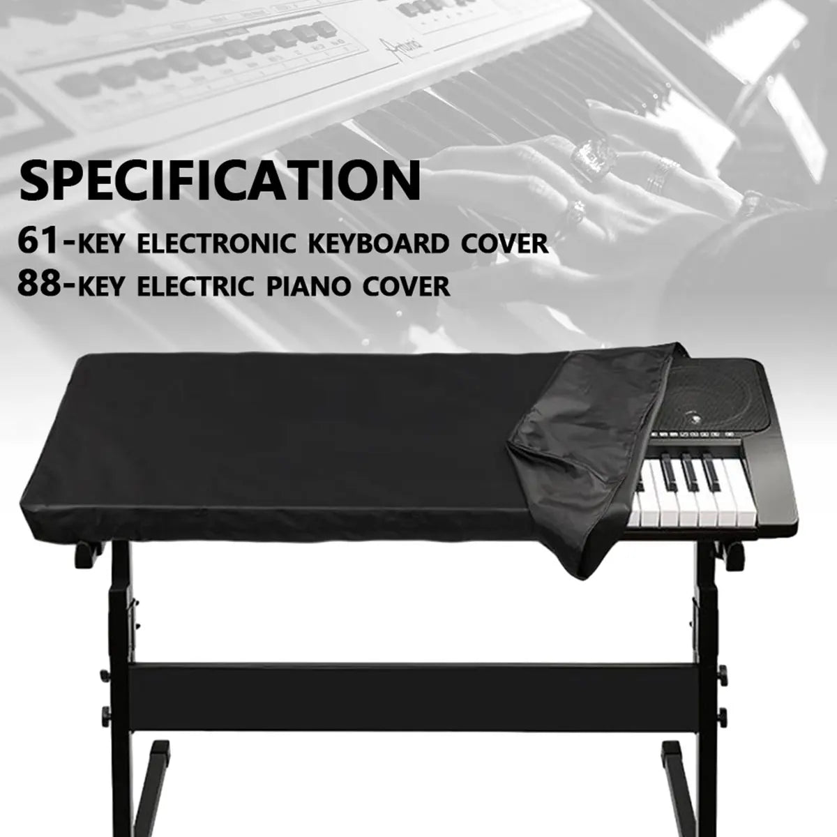 Piano Keyboard Dust Cover – 61 & 88 Key Cloth Protector