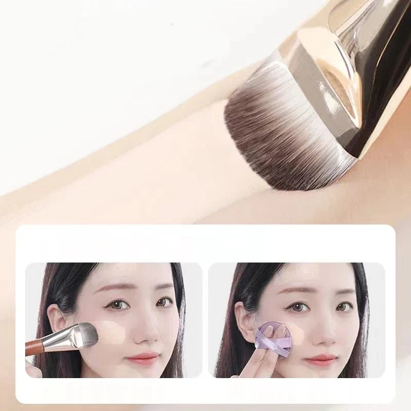 Ultra Thin Foundation & Contour Brush Set | Soft Blending