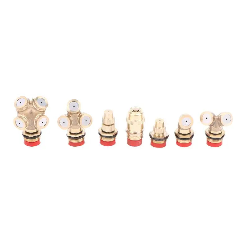 Brass Misting Nozzle Garden Irrigation Sprinkler Head 1-3pc