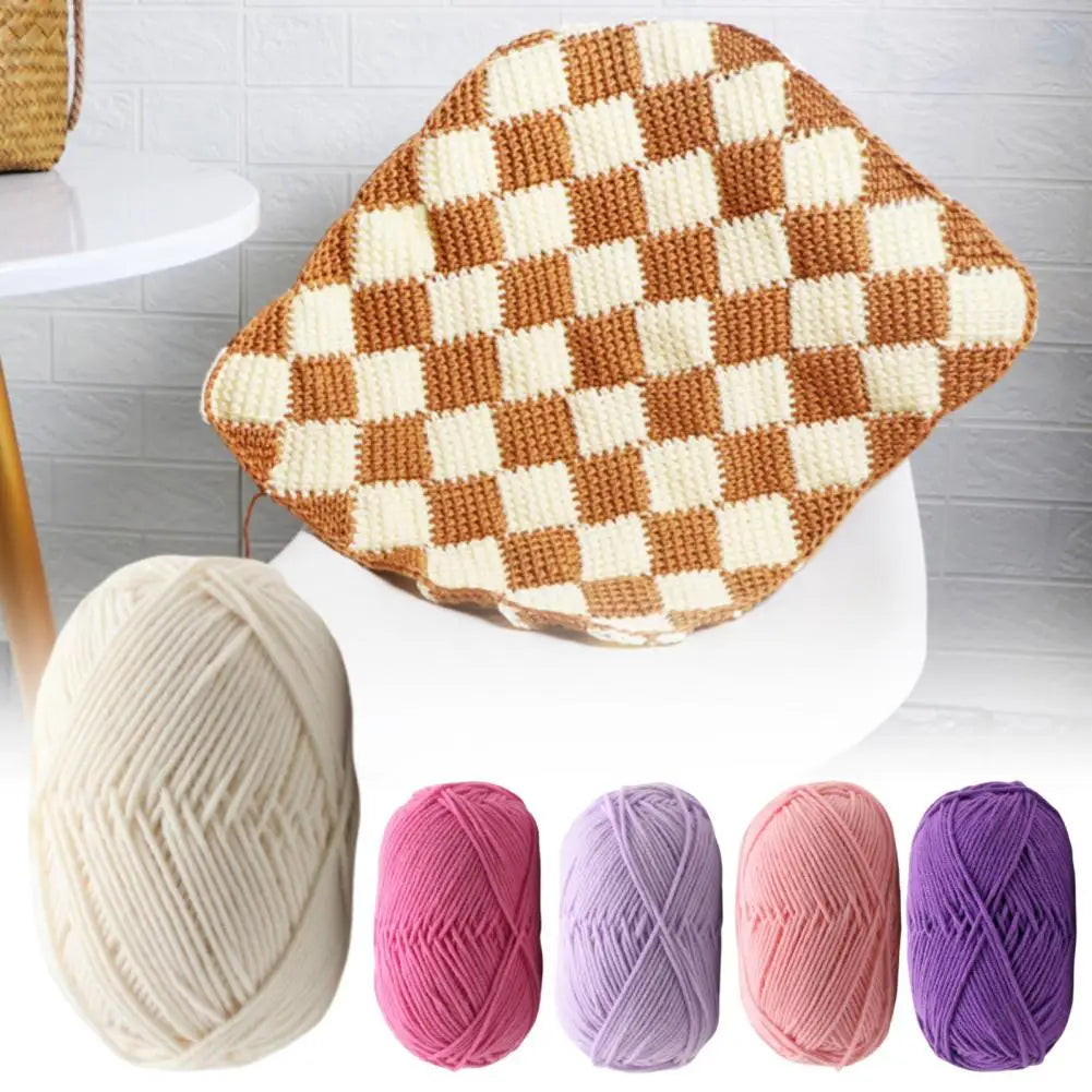 4-Ply Milk Cotton Yarn – Ultra Soft Crochet & Knitting Wool