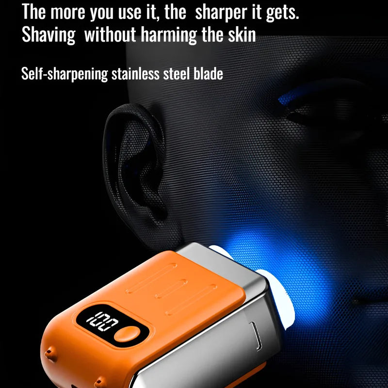S7 Mini Portable Electric Shaver for Men – LED Display